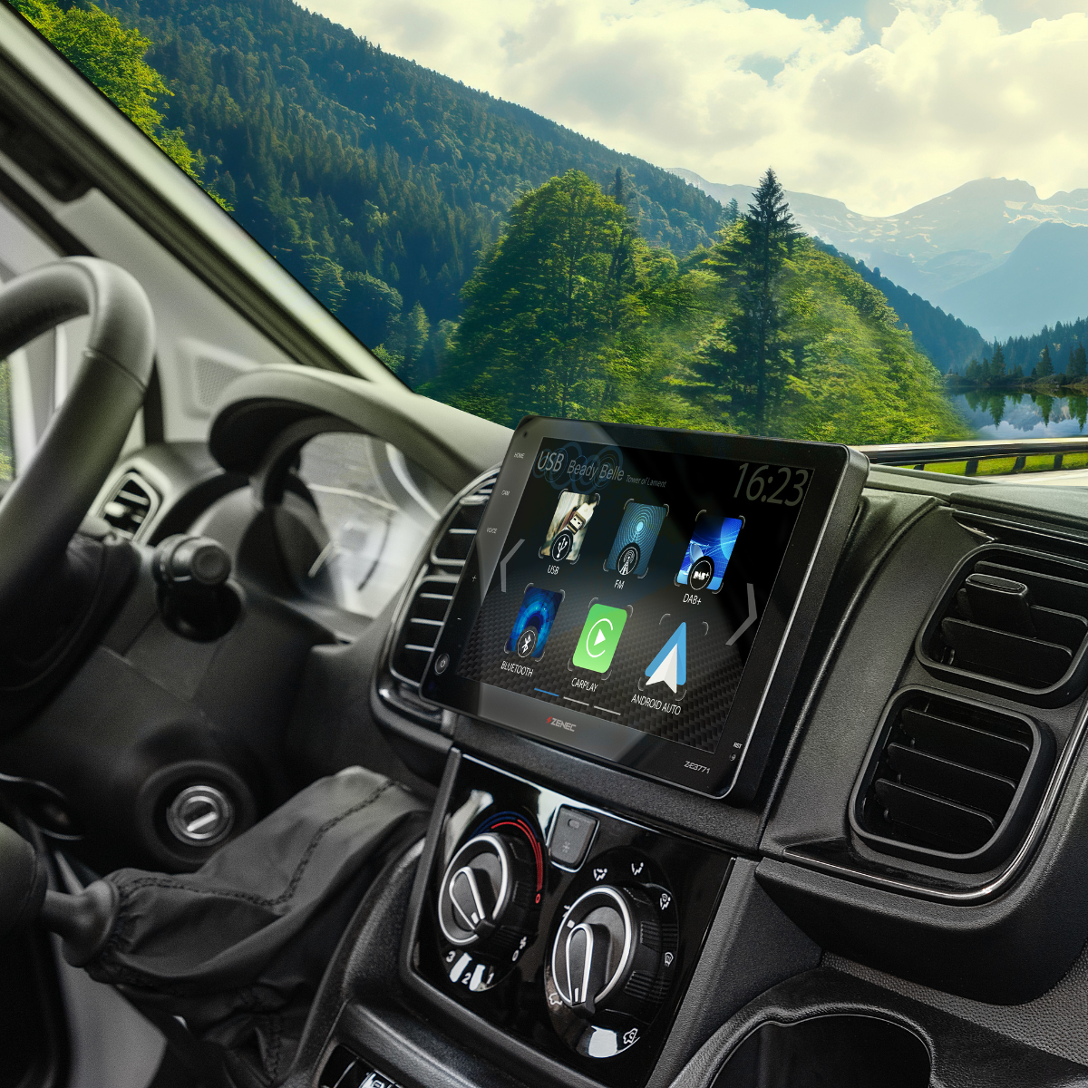 Fiat Camperradio & Infotainmentsysteem -Zenec Z-E3771-D8