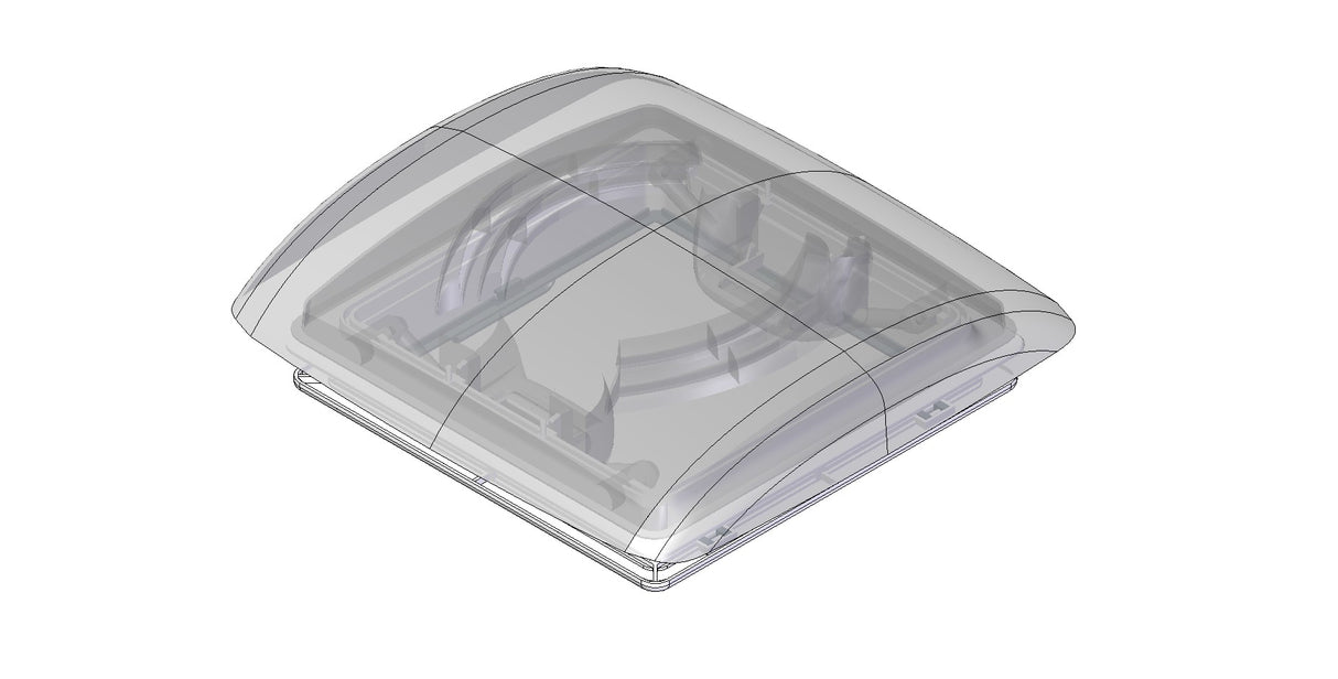 Hymer Dakluik 280x280 mm - wit