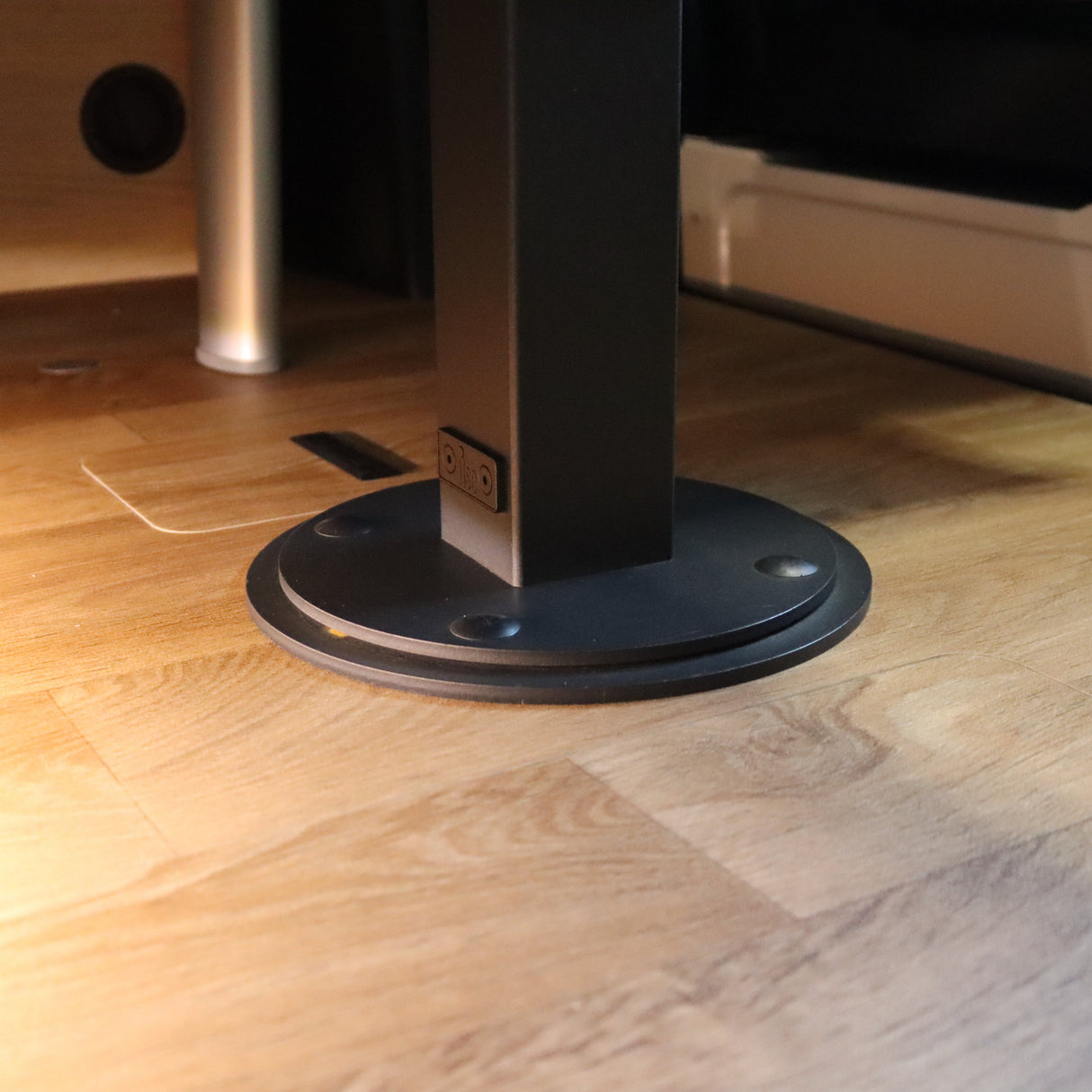 Hymer Tafelpoot – Draaibaar en Verschuifbaar