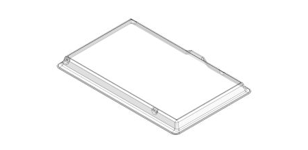 Hymer Dakluikkap 800x500 - Melk wit - Camper-onderdelen.nl