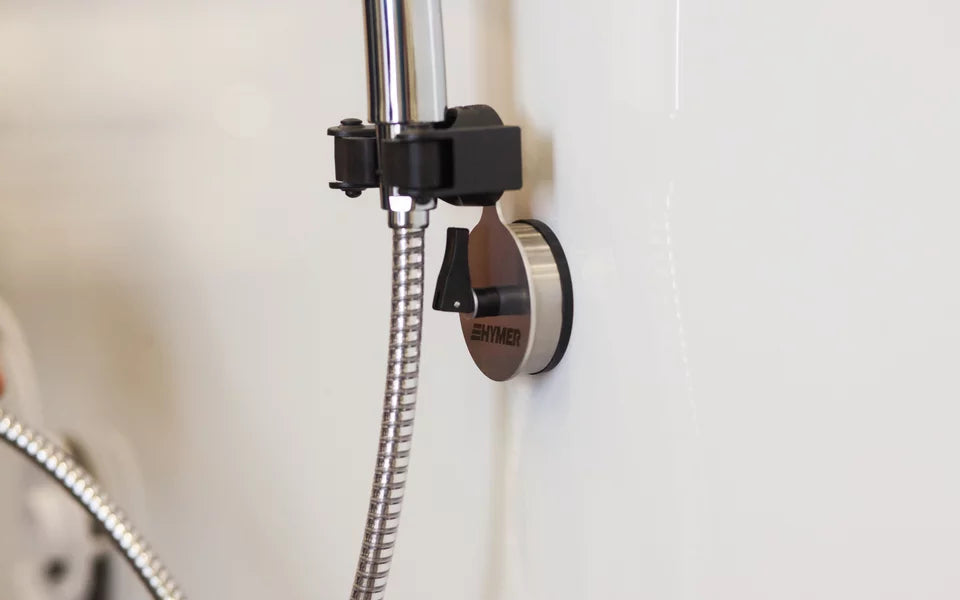 Hymer douchkophouder met zuignap Camper-onderdelen.nl