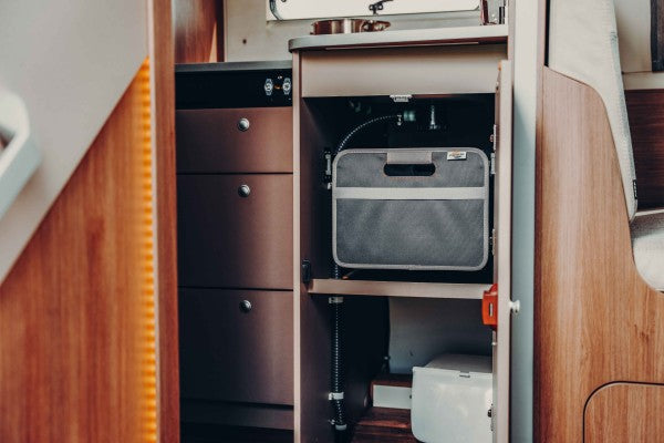 Carado uitschuifbaar opbergsysteem voor keuken Camper-onderdelen.nl