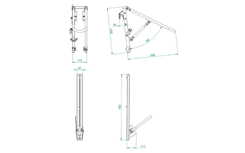 Backrack+ Fietsendrager shuttle