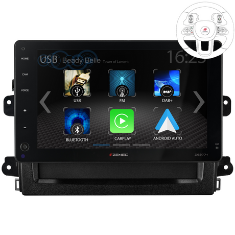 Fiat Camperradio & Infotainmentsysteem -Zenec Z-E3771-D8