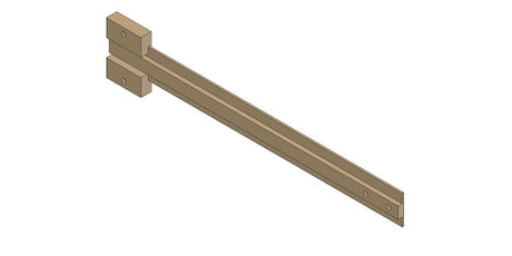 Hymer koelkastdeur geleider - Camper-onderdelen.nl