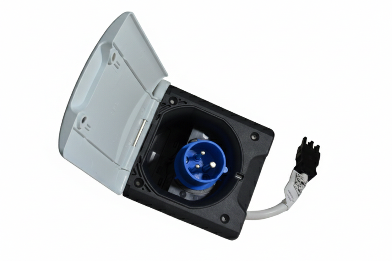 Hymer Buitenaansluiting 230V – Walstroom Invoerdoos