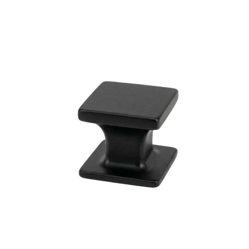 Hymer Knophandvat voor Vangslot - Vierkant Matzwart