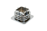 Hymer Rozet voor Knophandvat - Vierkant Chrome