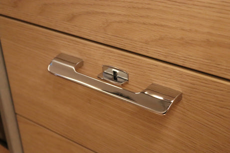 Hymer handgreep lade chrome - Camper-onderdelen.nl