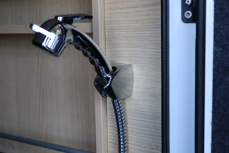 Hymer Douchekophouder - Chrome