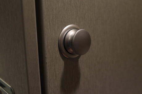 Hymer Rozet voor Knophandvat - Rond Zilvergrijs