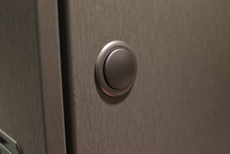 Hymer Rozet voor Knophandvat - Rond Zilvergrijs