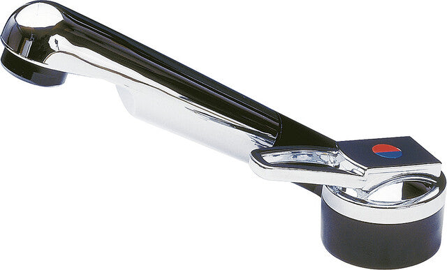 Hymer Eengreeps Mengkraan - Chroom/Zwart