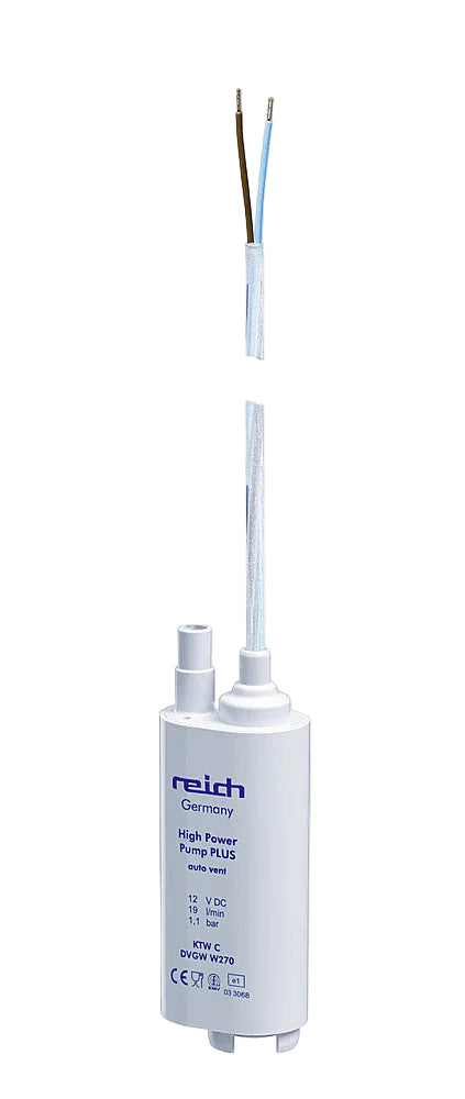 Reich dompelpomp 19 l/min 1,1 bar voor Hymer, LMC en TEC