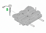 LMC Niveaumeter Vuilwatertank