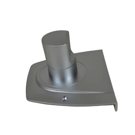 Carado Deurhendel Binnenzijde - Zilvergrijs