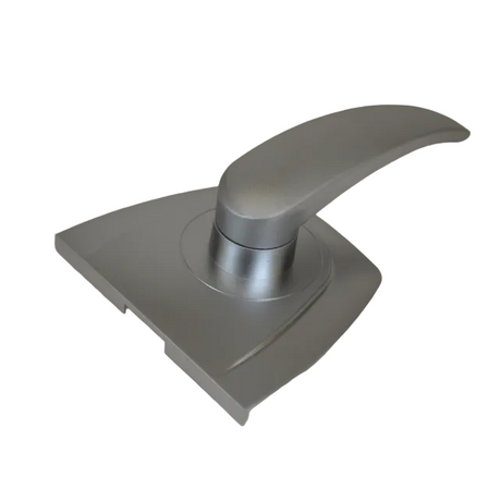 Carado Deurhendel Buitenzijde - Zilvergrijs