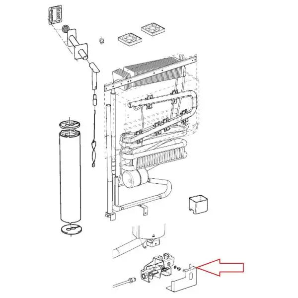 Dometic gasbrander compleet voor RM8501