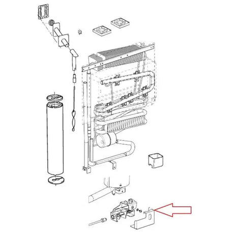 Dometic gasbrander compleet voor RM8501
