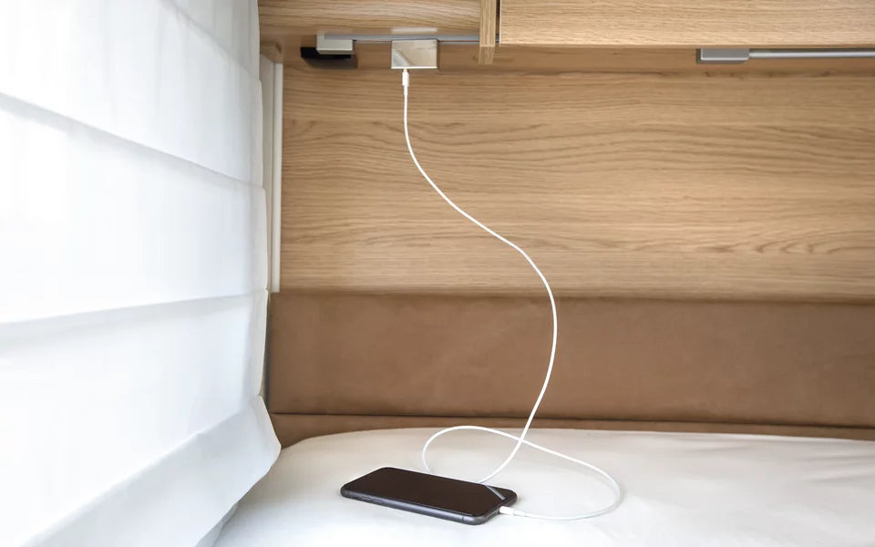 LMC USB-stopcontact aan Contactrail