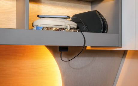 LMC USB-stopcontact aan Contactrail
