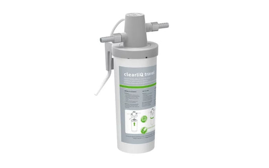 Waterfilter clearliQ travel met bevestigingshouder