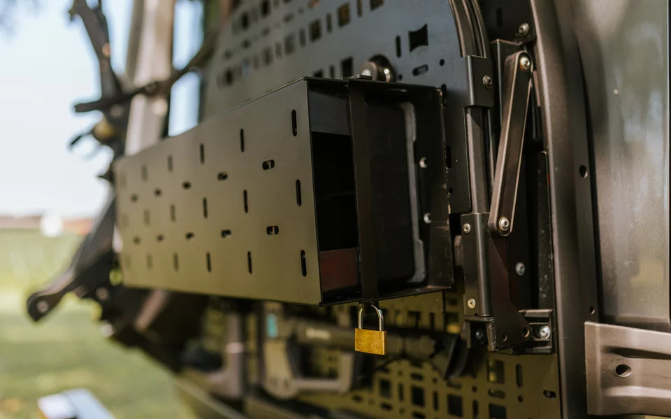 Backrack+ Thule-oprijblokken houder Camper-onderdelen.nl