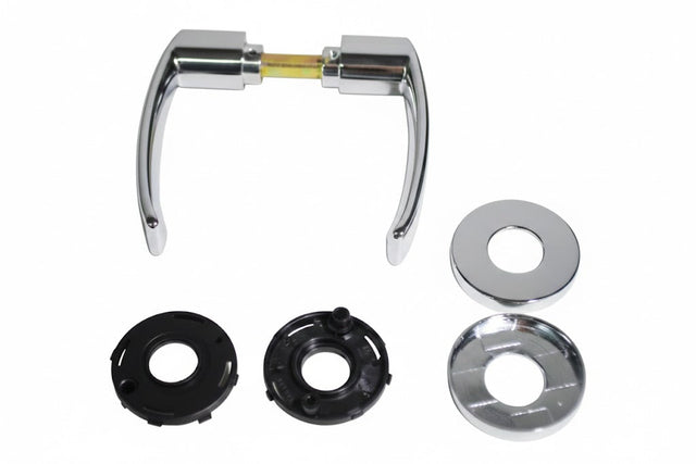 Hymer deurgreep set chrome - Camper-onderdelen.nl