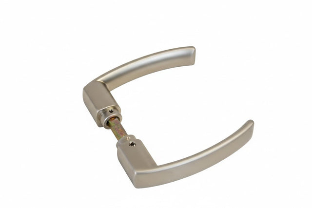 Hymer deurgreep set matte nikkel - Camper-onderdelen.nl